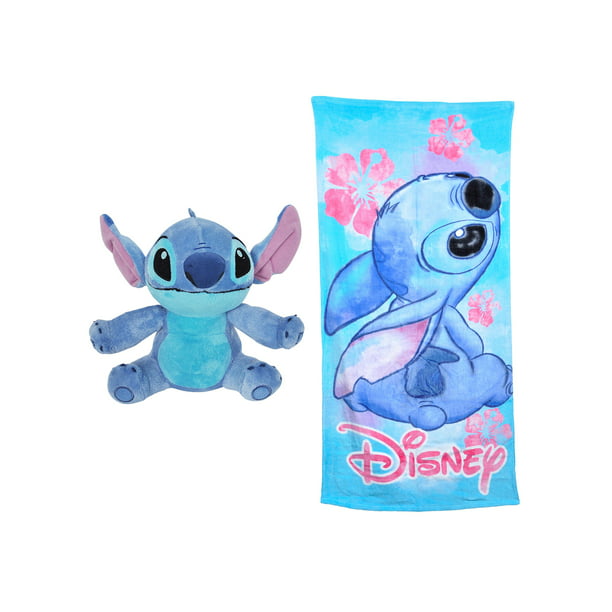 Hot Blue Pink Lilo Stitch Official Lying Soft Stuffed Plush Toy Kids Gifts '